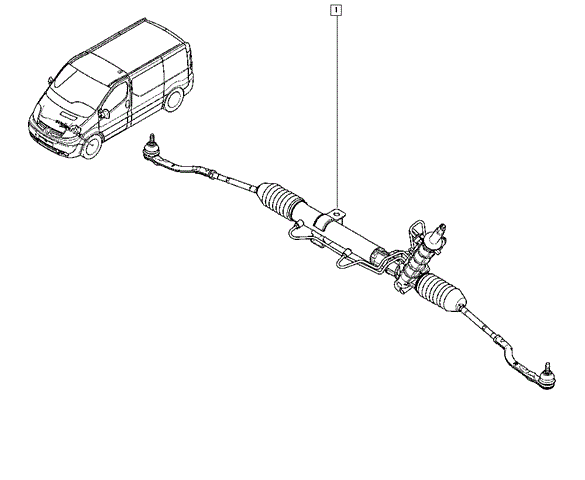 Кермова рейка 8200875897 RENAULT