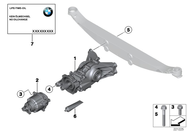 Масло муфти повного приводу 83222295532 BMW