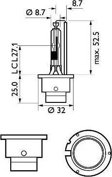 Ксенон 85126VIC1 PHILIPS