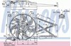 Дифузор радіатора охолодження, в зборі з мотором і крильчаткою 85185 NISSENS