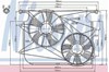 Дифузор радіатора охолодження, в зборі з мотором і крильчаткою 85610 NISSENS