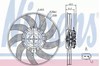 Електровентилятор охолодження в зборі (мотор + крильчатка), правий 85727 NISSENS