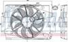 Дифузор радіатора охолодження, в зборі з мотором і крильчаткою 85892 NISSENS