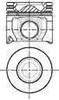 Поршень в комплекті на 1 циліндр, STD 8714810040 NURAL