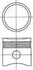 Поршень в комплекті на 1 циліндр, STD Мазда 6