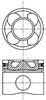 Поршень в комплекті на 1 циліндр, STD 8742560000 NURAL