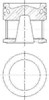Поршень в комплекті на 1 циліндр, STD Ауді A8 D3