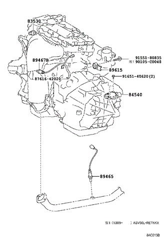 Лямбда зонд, датчик кисню 8946533560 TOYOTA
