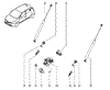 Замок кришки багажника Рено Дастер