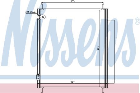 Конденсатор 940284 NISSENS