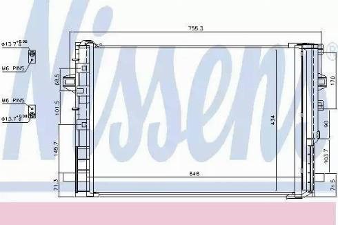Конденсатор 940322 NISSENS