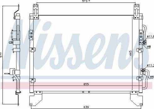 Конденсатор 940805 NISSENS