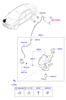 Бачок омивача лобового скла Hyundai SOLARIS
