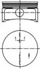 Поршень в комплекті на 1 циліндр, STD 99741601 KOLBENSCHMIDT