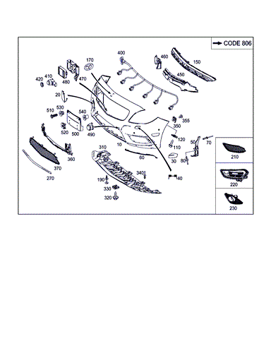 Кенгурятник A1178850036 MERCEDES