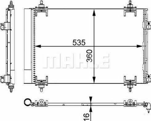 Конденсатор AC667000S MAHLE