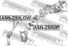 Вал рульової колонки, нижній ASNZ50LOW FEBEST