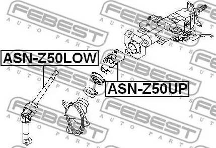 Рульовий вал (карданний) ASN-Z50LOW