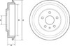 Барабан гальмівний задній BF561 DELPHI