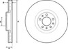 Гальмо дискове переднє BG9151C DELPHI