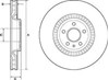 Гальмо дискове переднє BG9171C DELPHI