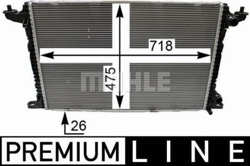 Система охолодження двигуна CR2179000P MAHLE