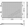Радіатор охолодження кондиціонера DCN20042 DENSO