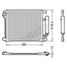 Трубопроводи і радіатор кондиціонера DCN46025 DENSO