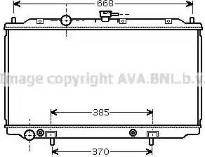 Радіатор водяний DN2223 AVA