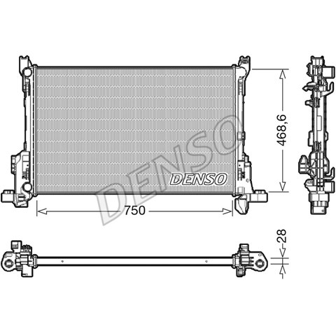 Радіатор охолодження DRM09175 DENSO