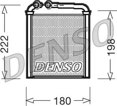Радиатор печки (теплообменник) DRR32005