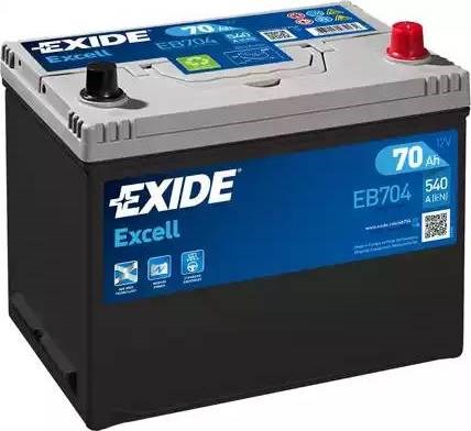 Авто акумулятор EB704 EXIDE