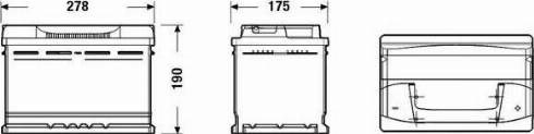 Акумулятор для авто EB740 EXIDE