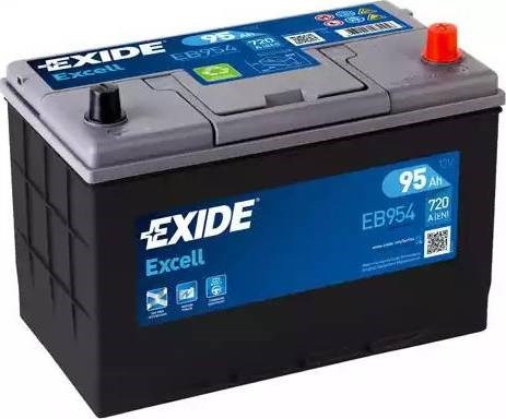 Акумулятор excell 12v/95ah/760a EB954