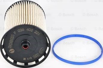 Фільтр тонкого очищення палива F026402221 BOSCH