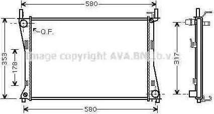 Радіатор FDA2325 AVA
