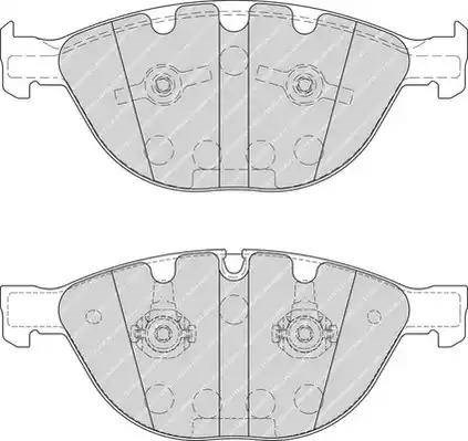 Гальмівні колодки передні bmw 5-series, 6-series, 7-series / jaguar f-type / rolls royce phantom vii FDB1883