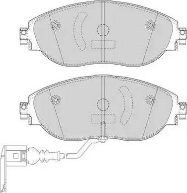 Колодки передні FDB4425 FERODO