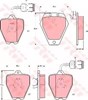 Колодки передні GDB1162 TRW