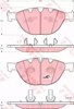Колодки передні GDB1558 TRW