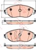 Колодки передні GDB2219 TRW