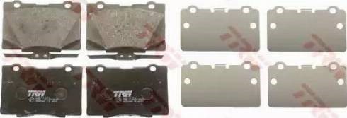 Колодки передні GDB3498 TRW