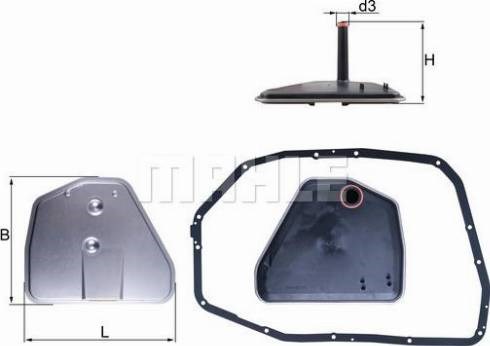 Масло в коробку автомат HX164D1 MAHLE