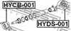 Муфта кардана еластична HYDS001 FEBEST