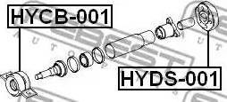 Муфта кардана tucson 04-10 HYDS-001
