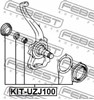 Втулка переднього поворотного кулака (цапфи) KITUZJ100 FEBEST