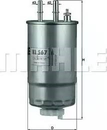 Фільтр палива KL567