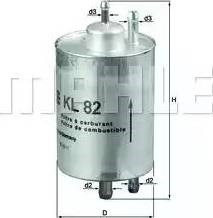 Фільтр палива KL82