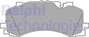 Тормозні колодки LP3307 DELPHI
