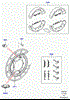 Гальма робочі задні ножні і гальмівні барабани Land Rover Freelander 2